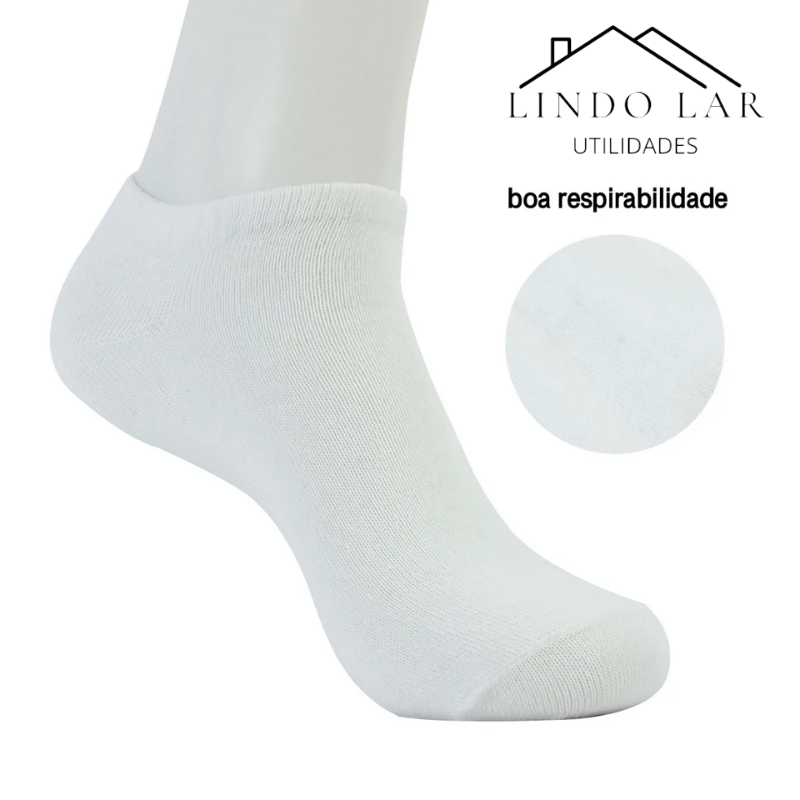 12 Pares de Meias Masculinas Premium – Estilo e Conforto em Cada Passo