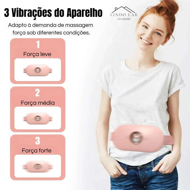 ThermaCare Comfort: Almofada Térmica Elétrica para Alívio Menstrual