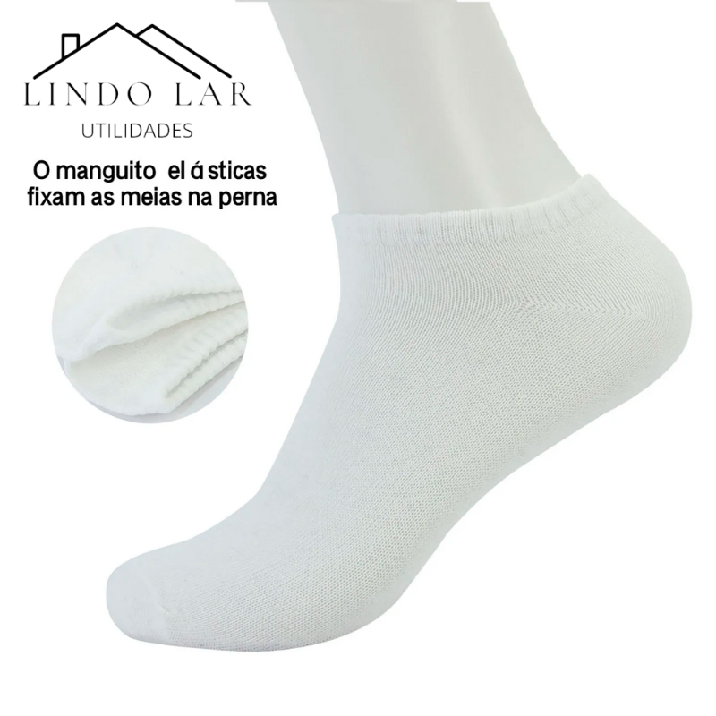 12 Pares de Meias Masculinas Premium – Estilo e Conforto em Cada Passo