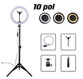 Kit Profissional Ring Light, Kit Completo, 2.1M, Tripé Universal, Controle Remoto