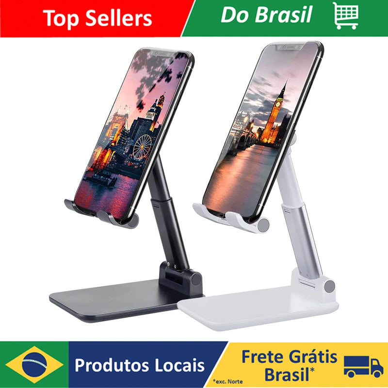 Suporte Para Celular e Tablet Dobrável Portátil Ajustável