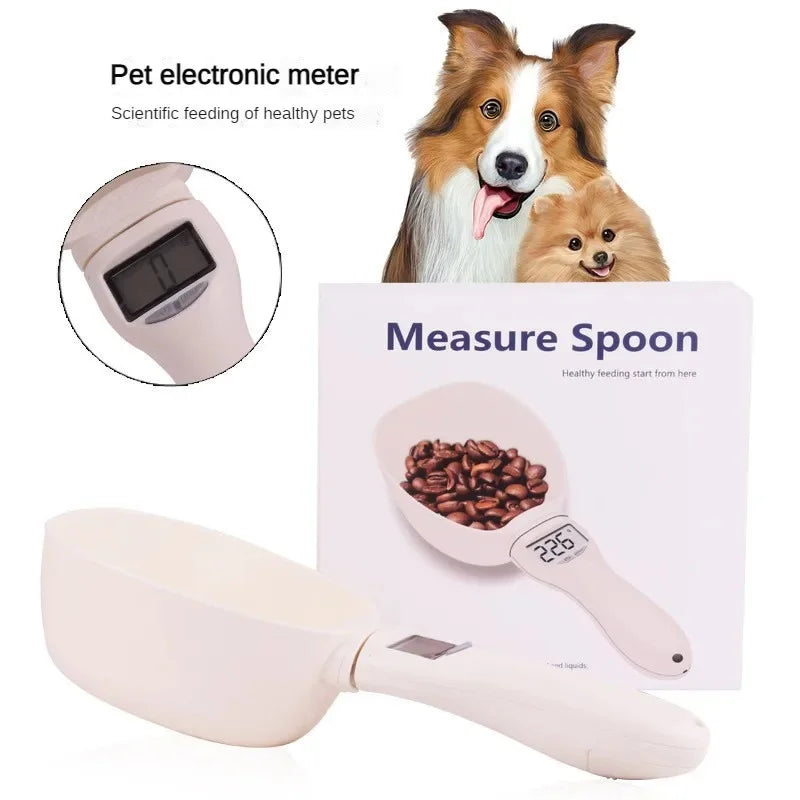 Colher de Medição Eletrônica para Pet Food - Balança Digital para Alimentação Precisa do Seu Pet!