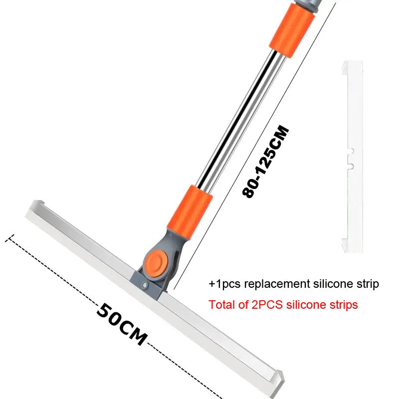 Vassoura Mágica de Silicone 3 em 1: A Solução Perfeita para Limpeza de Vidros e Superfícies Altas