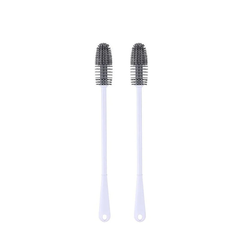 Escova de Limpeza de Silicone 3 em 1 para Garrafas, Copos e Utensílios