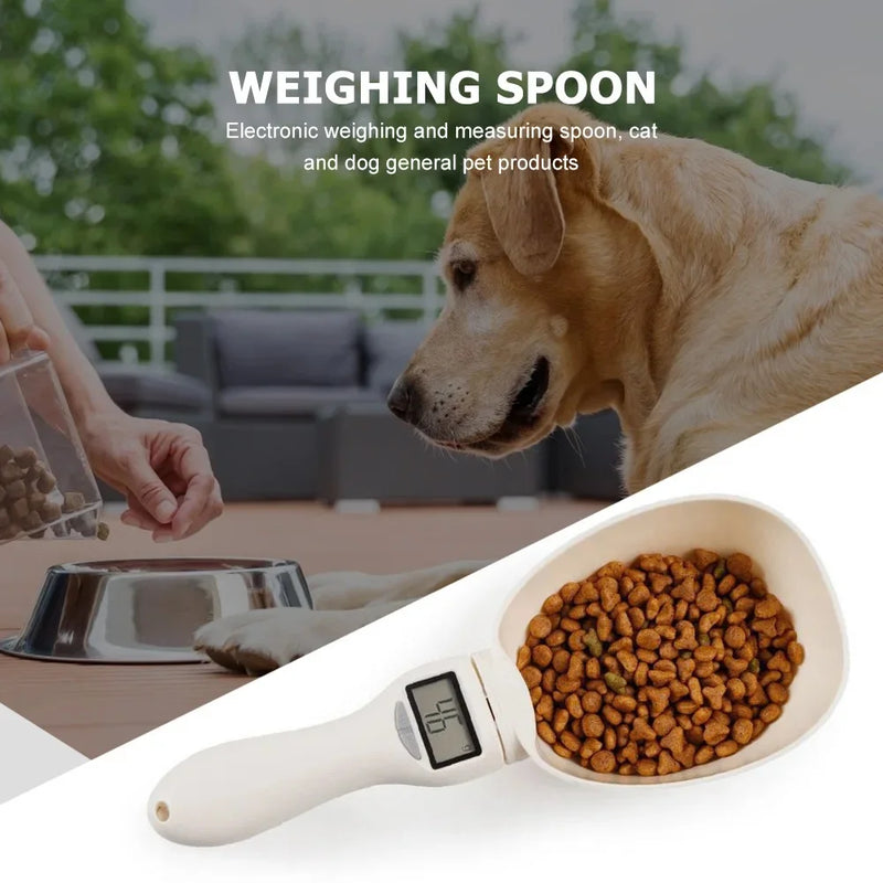 Colher de Medição Eletrônica para Pet Food - Balança Digital para Alimentação Precisa do Seu Pet!