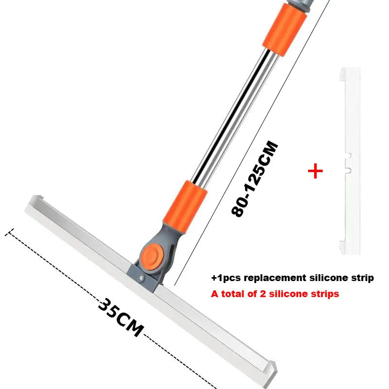 Vassoura Mágica de Silicone 3 em 1: A Solução Perfeita para Limpeza de Vidros e Superfícies Altas