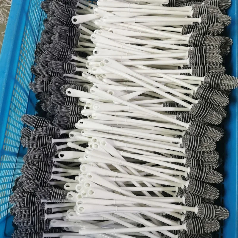 Escova de Limpeza de Silicone 3 em 1 para Garrafas, Copos e Utensílios