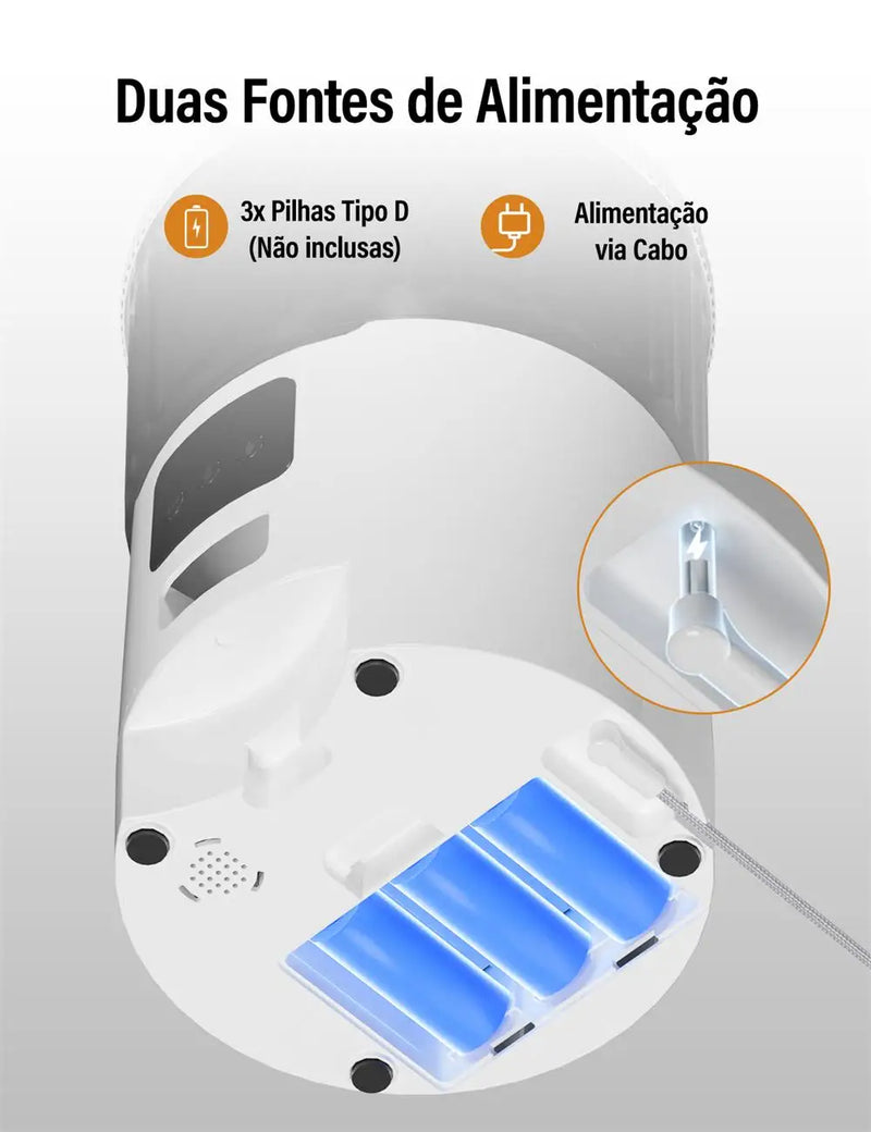 Alimentador Automático Inteligente com Gravador de Voz e Conexão Wi-Fi