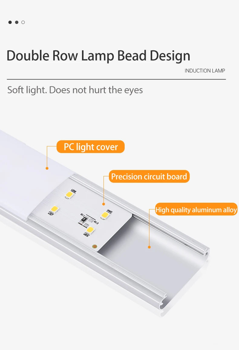 Sensor de Movimento LED USB Recarregável - Praticidade e Segurança