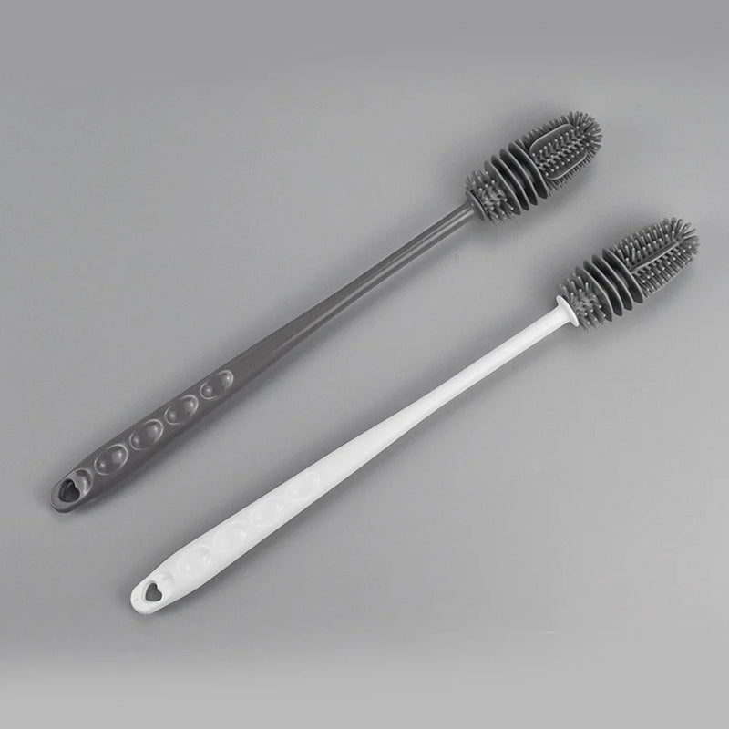 Escova de Limpeza de Silicone 3 em 1 para Garrafas, Copos e Utensílios