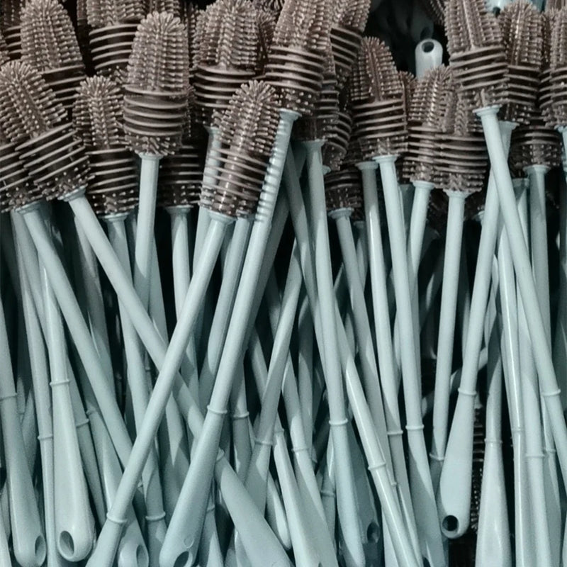 Escova de Limpeza de Silicone 3 em 1 para Garrafas, Copos e Utensílios