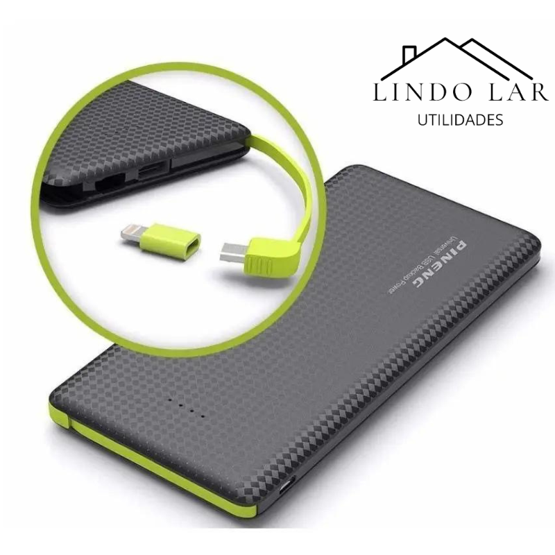 Carregador Portátil Pineng Power Bank 10.000mah