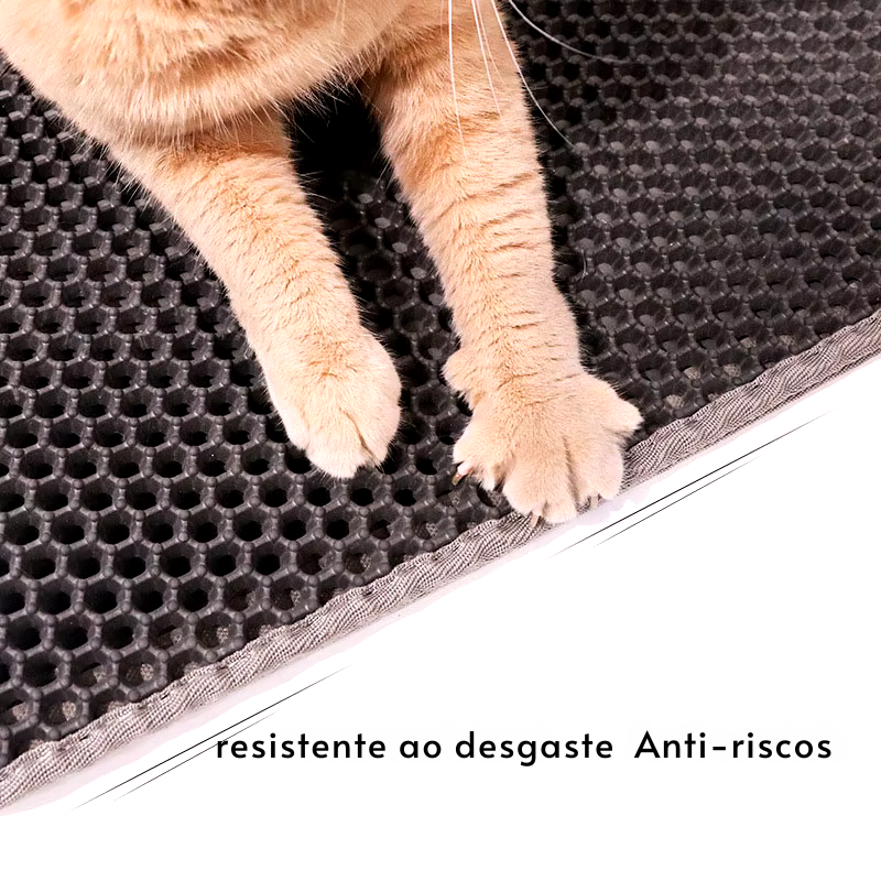 Tapete de Cama Duplo para Gato: Proteção à Prova de Urina e à Prova D'Água